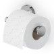 Porte papier toilette en laiton chromé