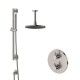 Pack douche encastré thermostatique inox brossé LOOP 8