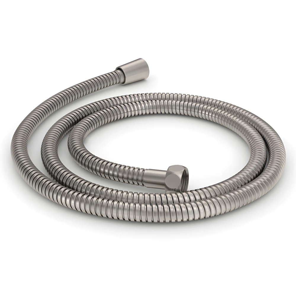 Flexible en inox brossé avec raccords rotatifs