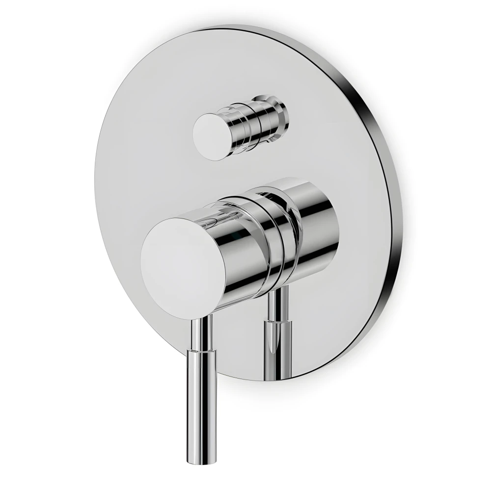 Robinet mitigeur mural 2 sorties pour douche