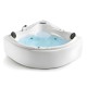 Baignoire balnéothérapie MAKEMO IMASSAGE 150x150 cm