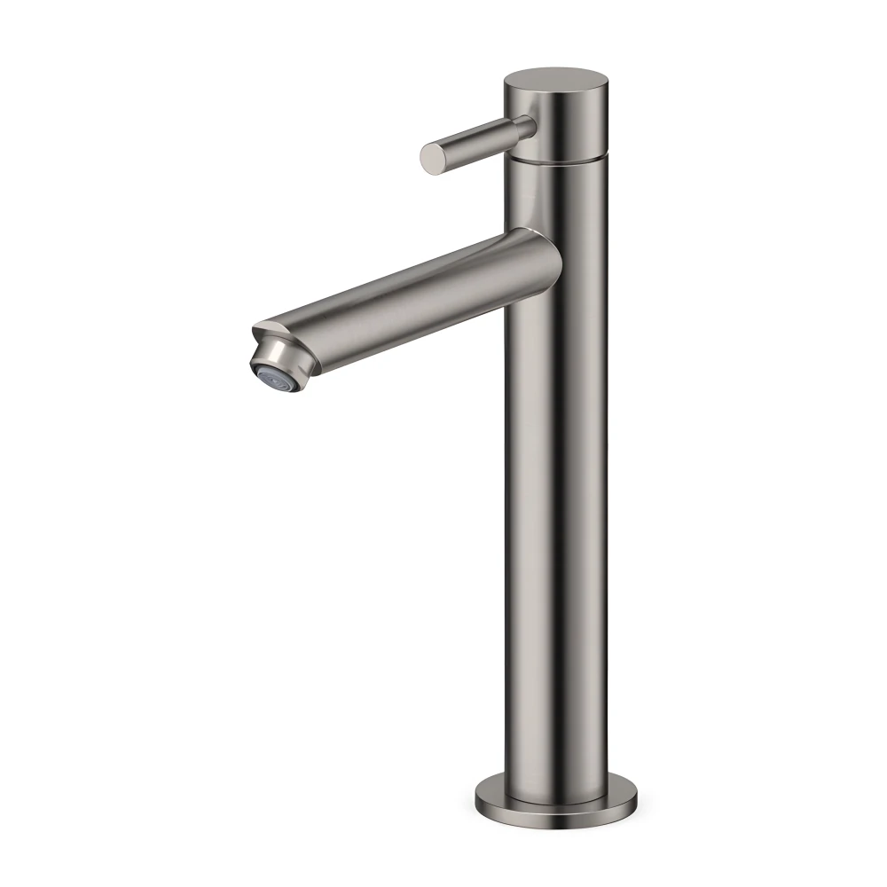 Robinet fontaine haut inox brossé