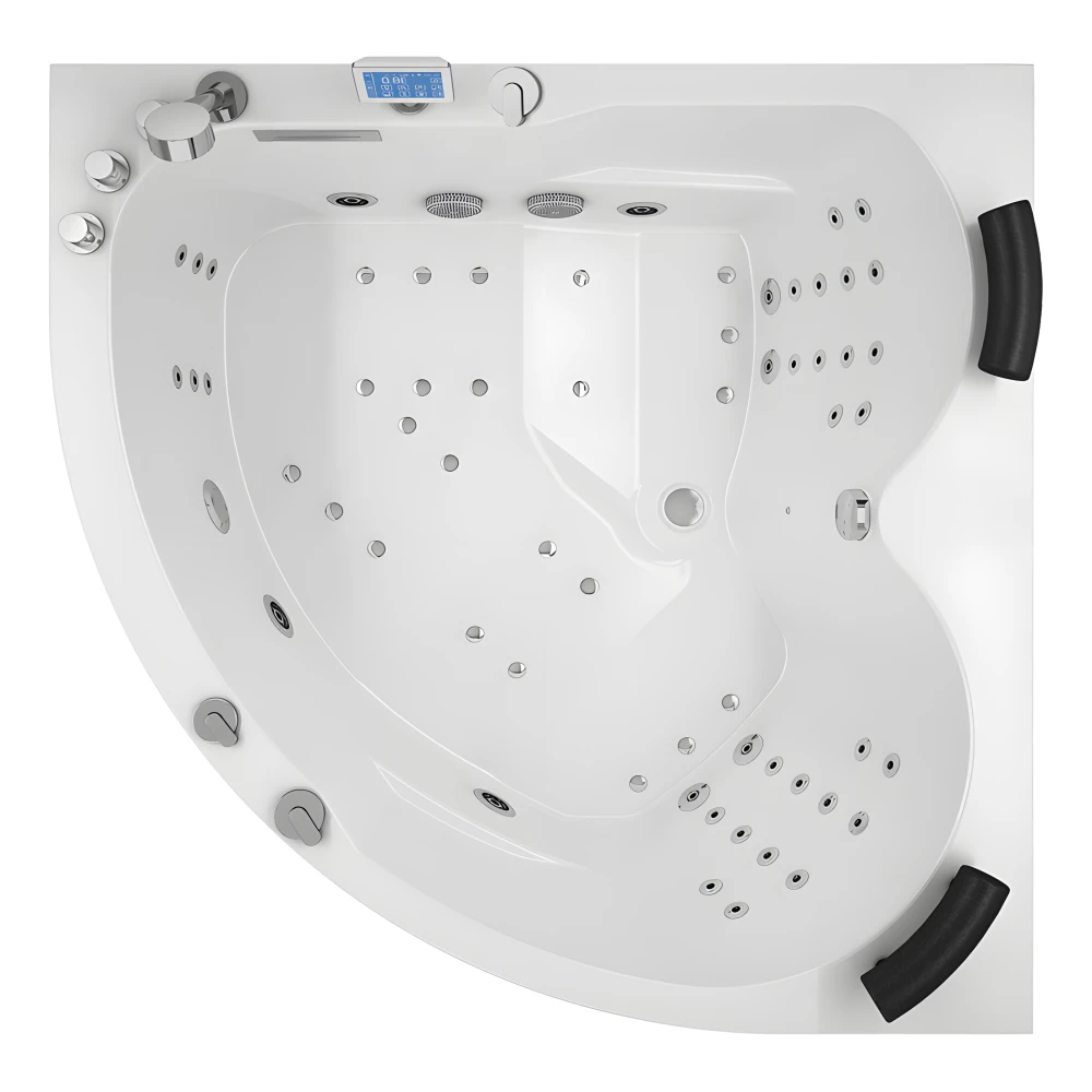 Vue supérieure AQUA DROITE IPOWER 140x140 cm