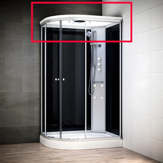 Toit SILVER 120 DROITE ASYMETRIQUE MASSAGE