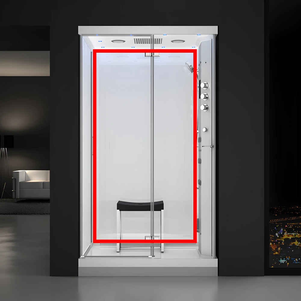 Vitre blanche latérale grande URBAN 120