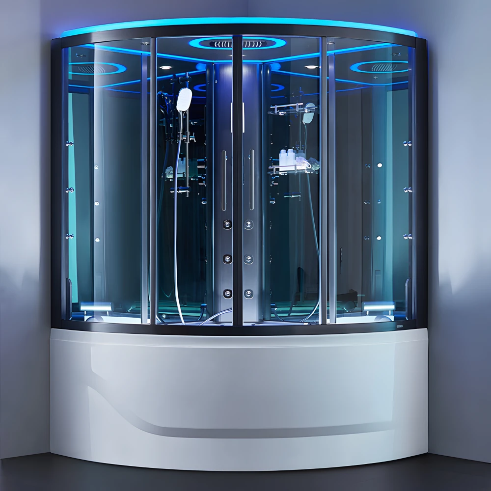 Baignoire douche hammam d'angle OMEGA 140S