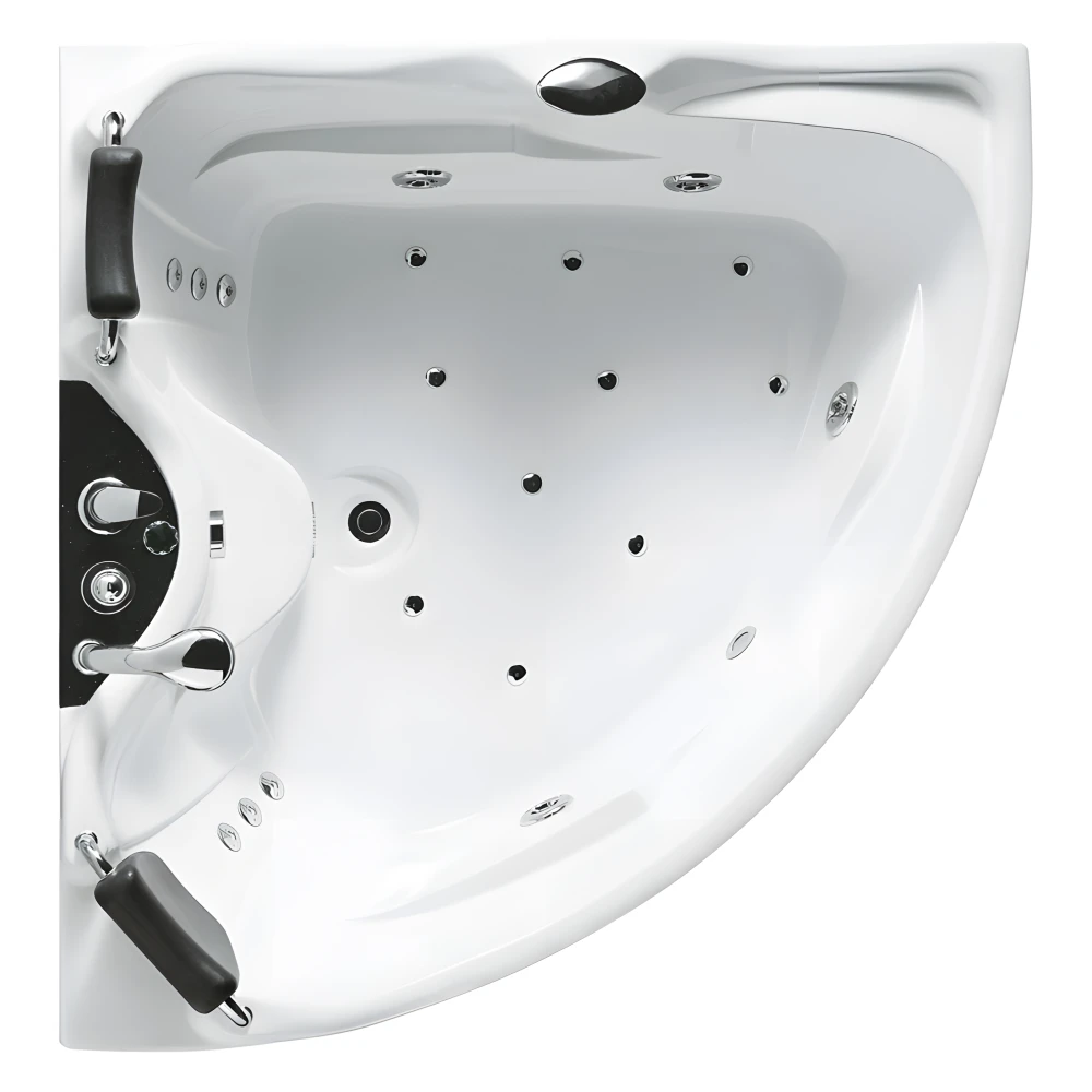 Vue supérieure VENISE GAUCHE ICONFORT 150x150 cm