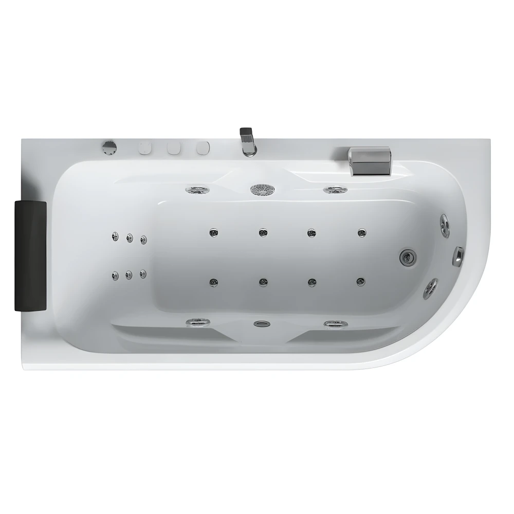 Vue supérieure IRIS GAUCHE ICONFORT 170x85 cm