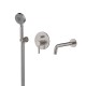 Pack bain/douche LOOP 6 inox brosséPack bain / douche encastrée inox brossé LOOP 6