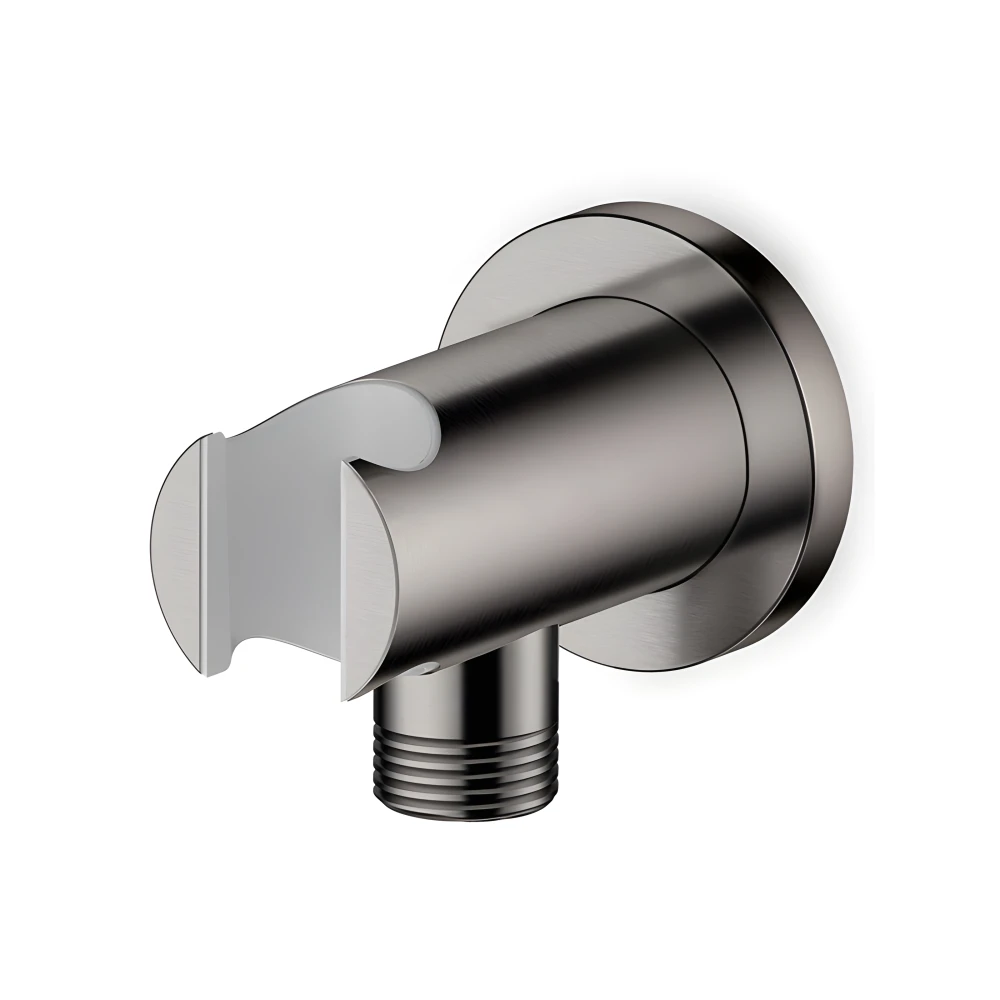 Support douchette mural avec alimentation flexible