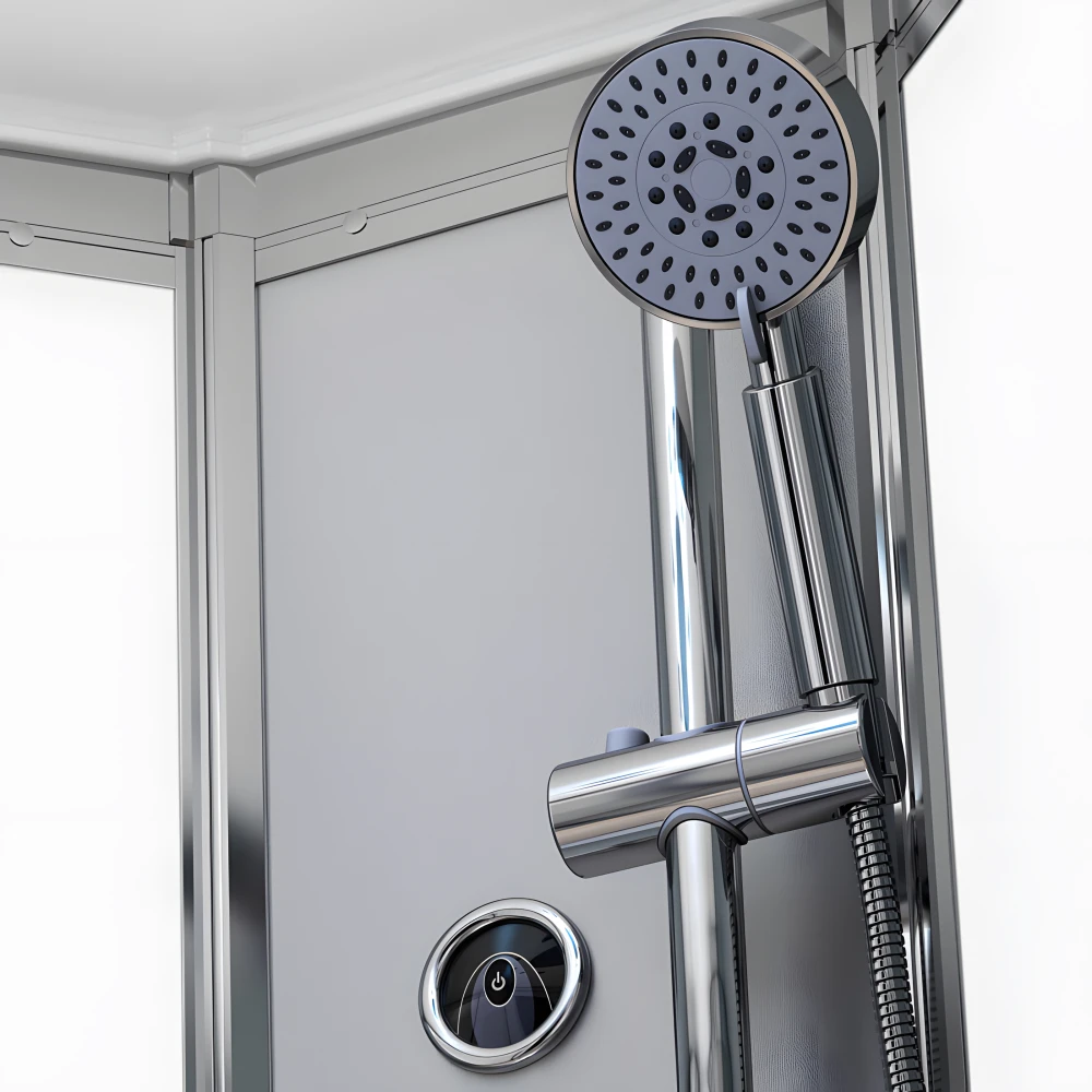 Douchette avec support ajustable en hauteur et inclinaison