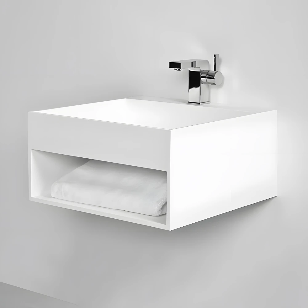 Solidité incomparable de la vasque, résistant aux tâches et à l'humidité