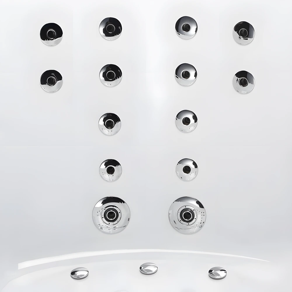 Massage dorsal intégral (buses en laiton chromé)