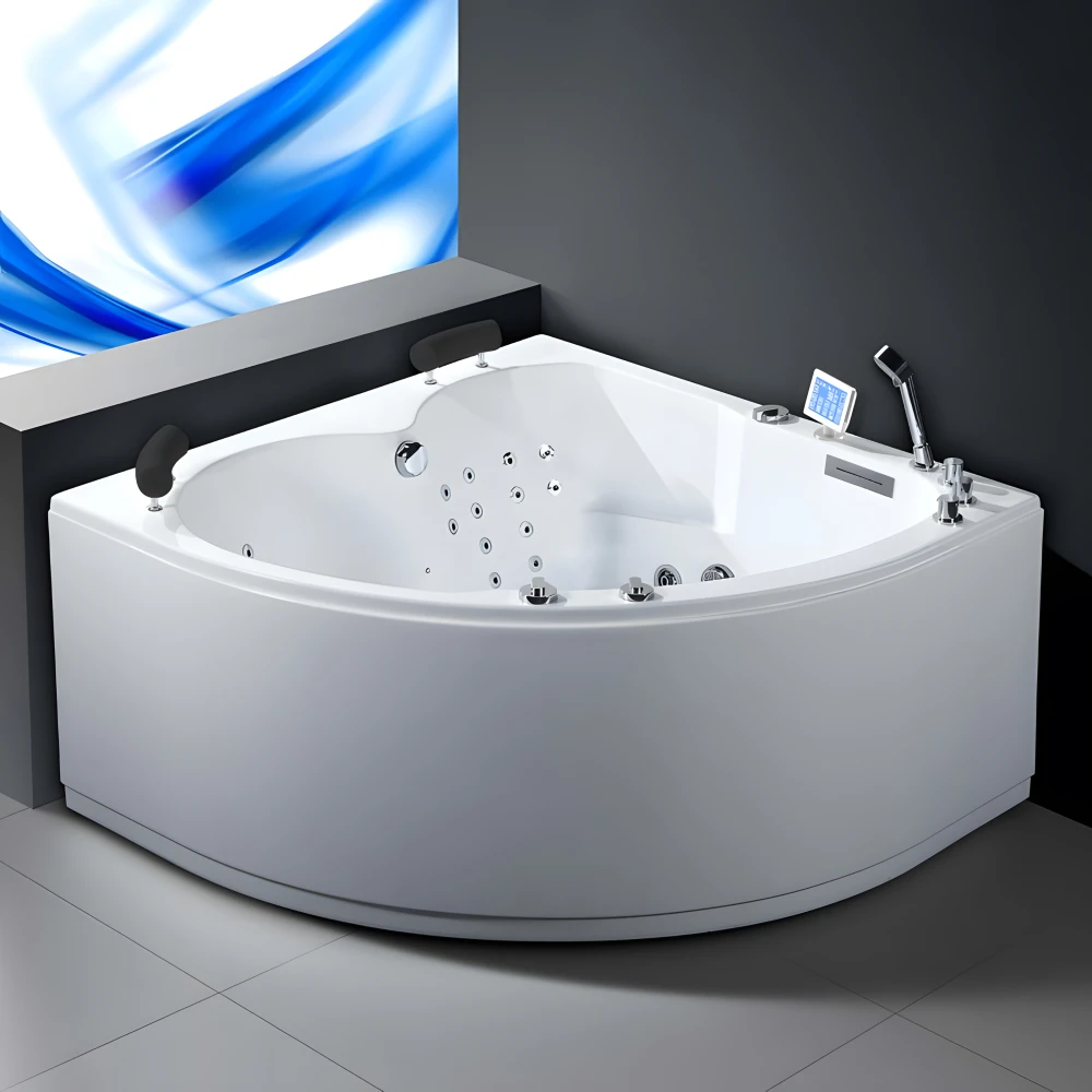 Baignoire balnéothérapie AQUA GAUCHE IPOWER 140x140 cm