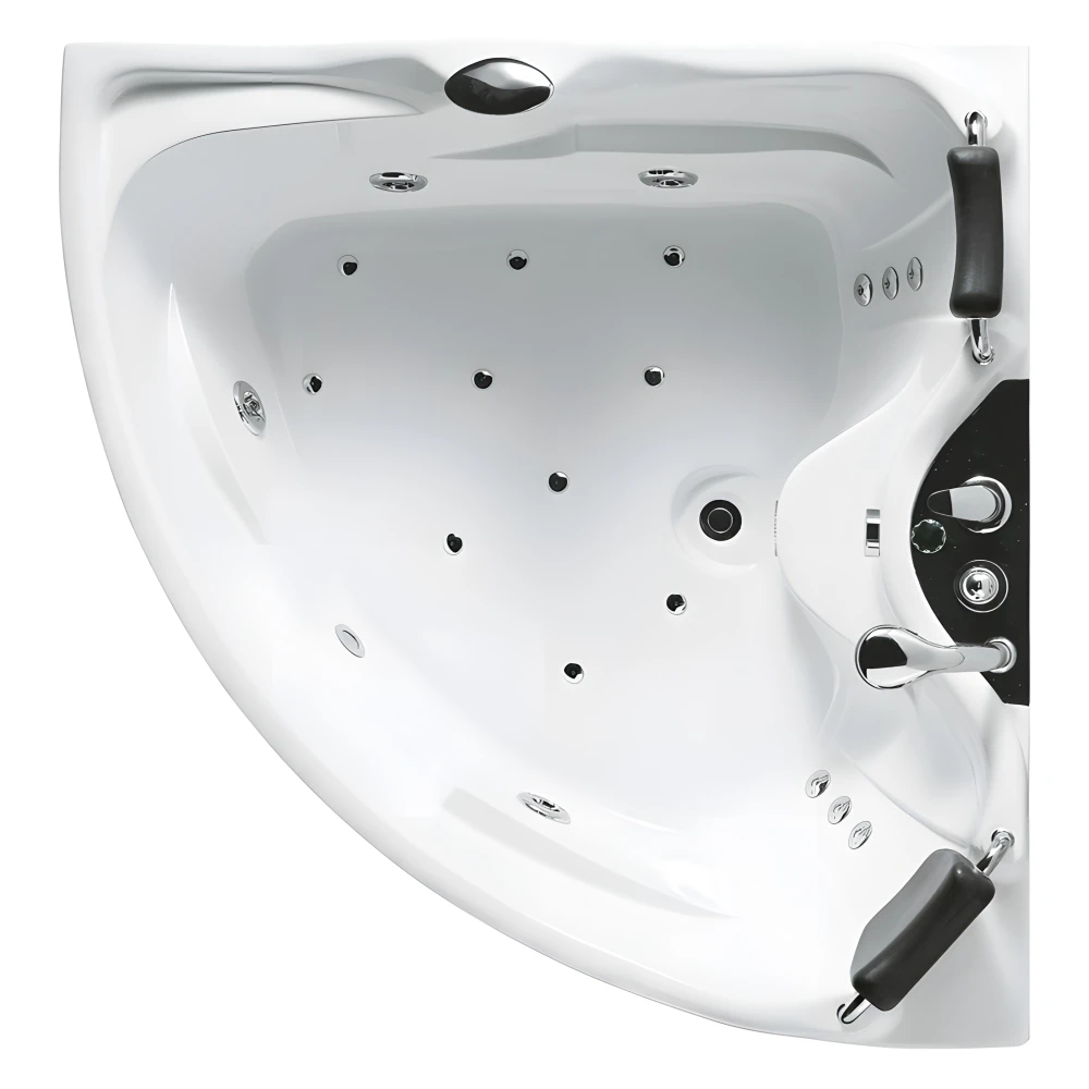 Vue supérieure VENISE DROITE IMASSAGE 150x150 cm