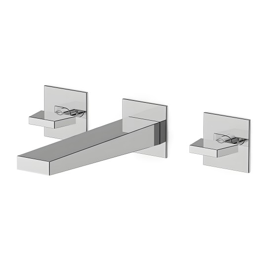 Robinet mélangeur mural encastré