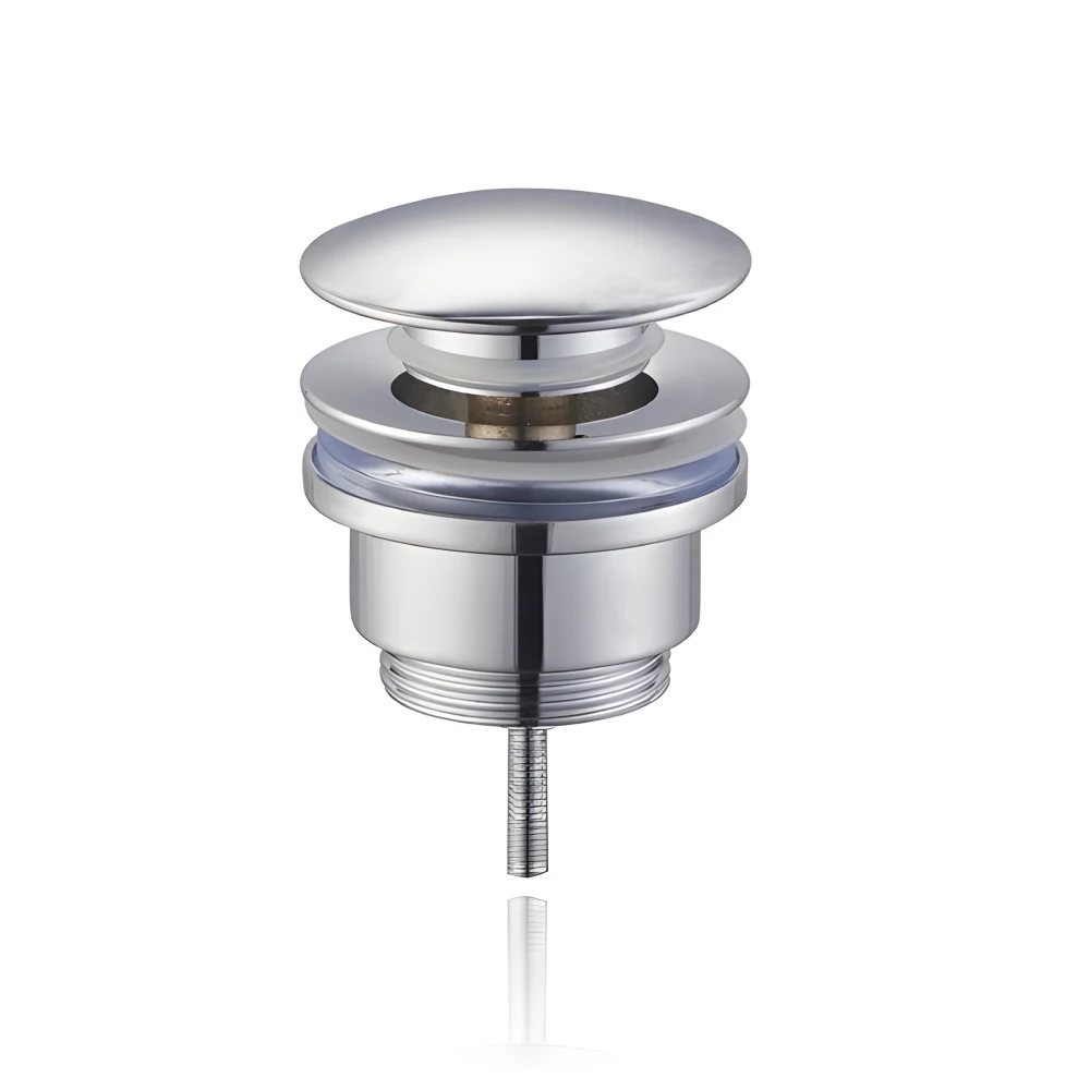 Bonde de vidage clic-clac chromée