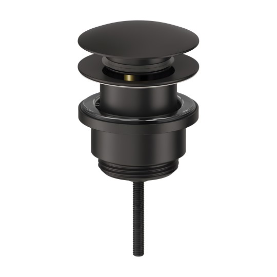 Bonde de vidage POP-UP noir mat
