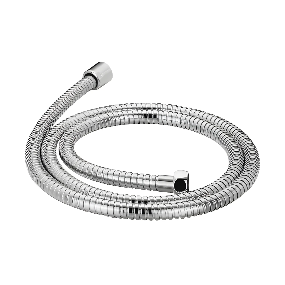 Flexible de douche 180 cm en inox double agraffage