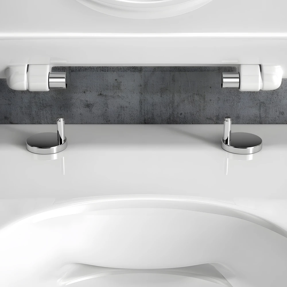 Charnières inox declipsables pour faciliter l'entretien