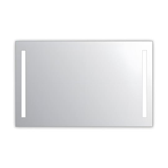 Miroir salle de bain VISIO 120x75 cm avec rétroéclairage LED et prises électriques