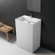 Lavabo vasque colonne TOTEM 60 en Solid Surface