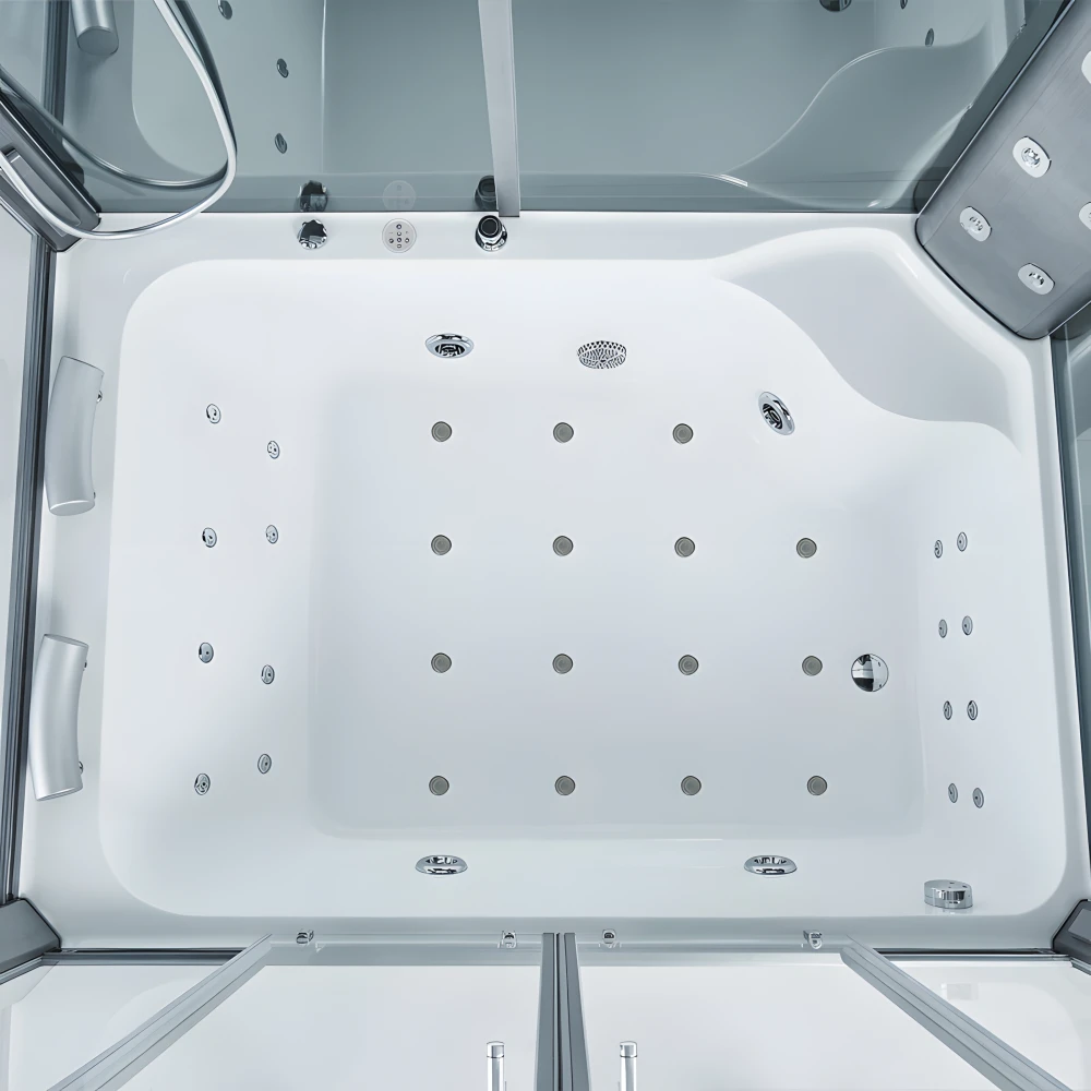 Baignoire balnéothérapie 2 places 170 x 120 cm