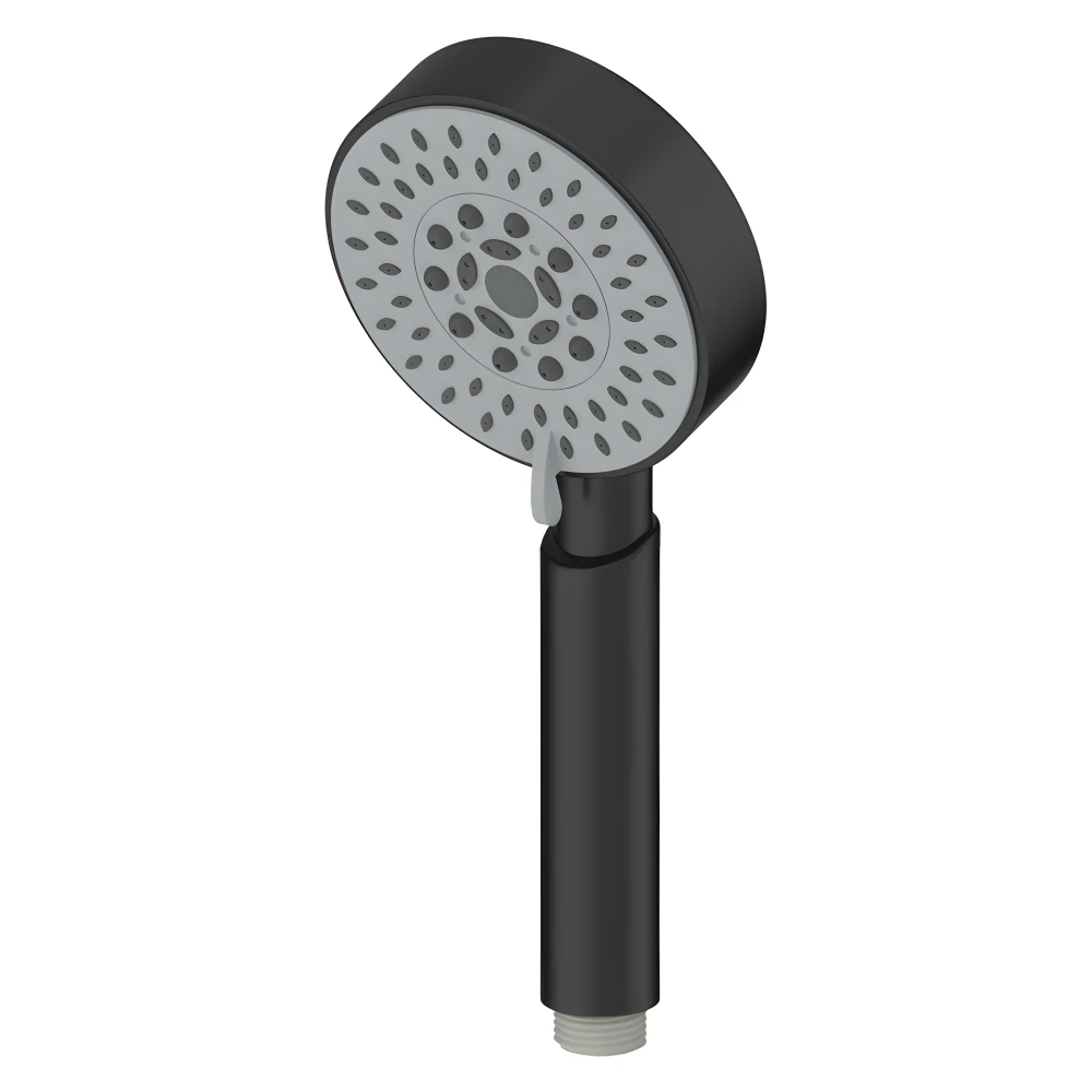 Douchette à main ABS noir mat 5 fonctions