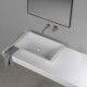 Vasque rectangulaire LAKE 60 en Solid Surface